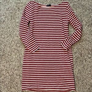 GAP Red and White Dress